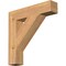 Ekena Millwork Traditional Block Smooth Bracket, Western Red Cedar, 3 1/2"W x 18"D x 18"H BKT04X18X18TRA05SWR - alternate 1